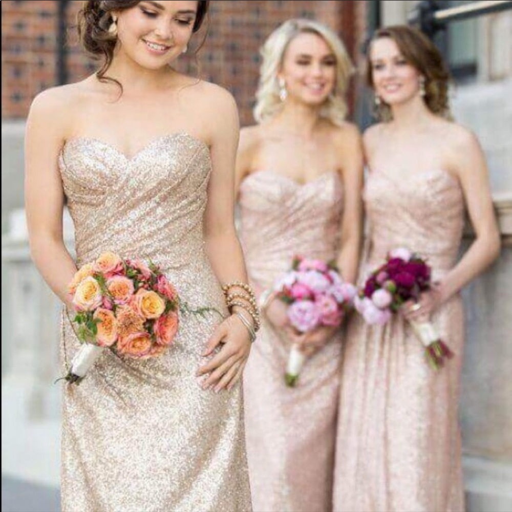 Sorella Vita Rose Gold Sequence Dress!